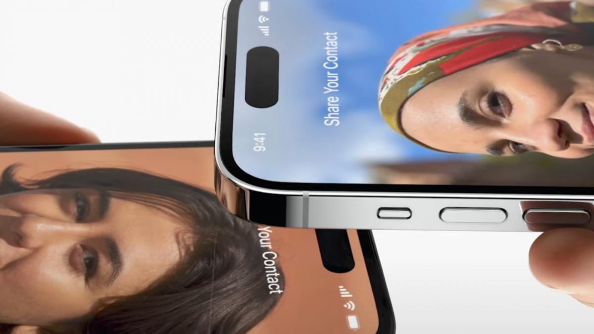 iOS 17의 네임드롭