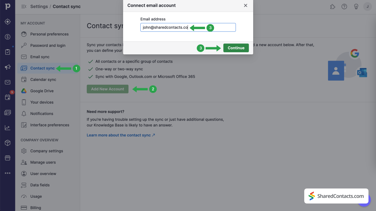 Search results for 'Google Calendar' in the Pipedrive Marketplace