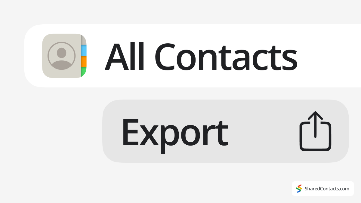 Cara mengekspor semua kontak di iPhone