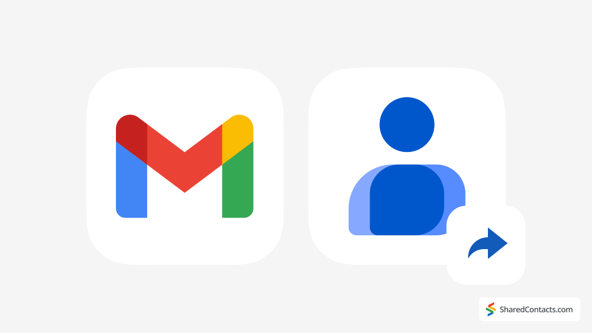 Gmail 연락처를 공유하는 방법