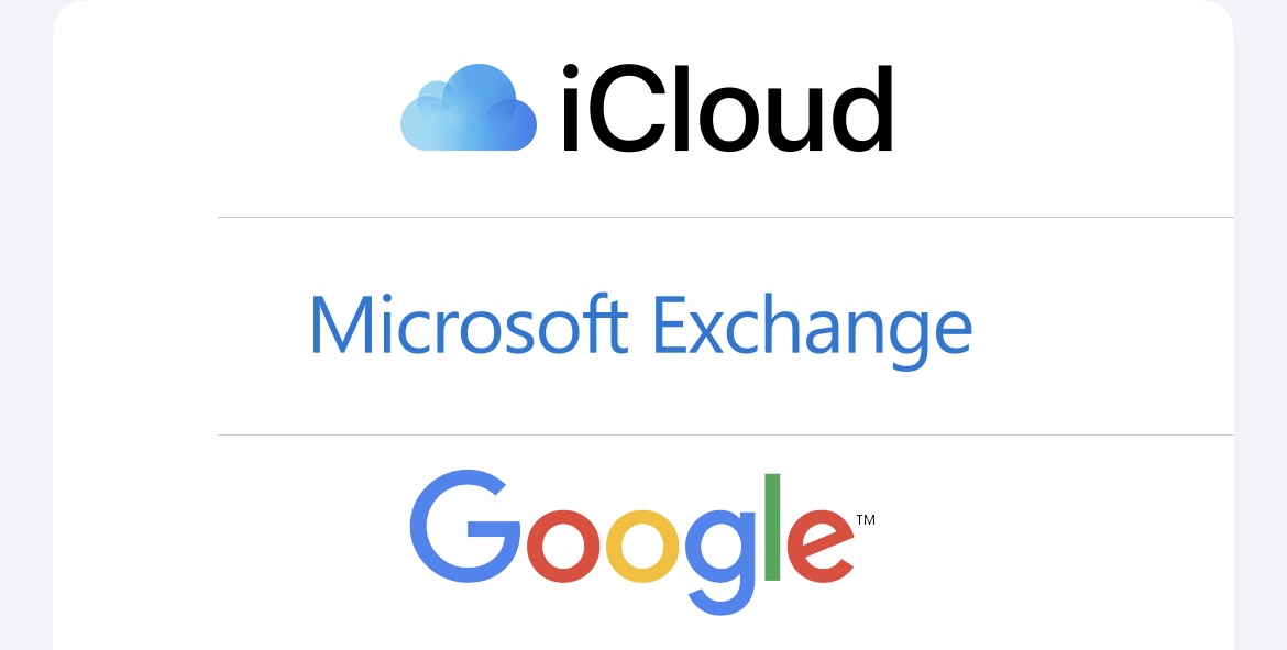 用于合并联系人的可用邮件服务