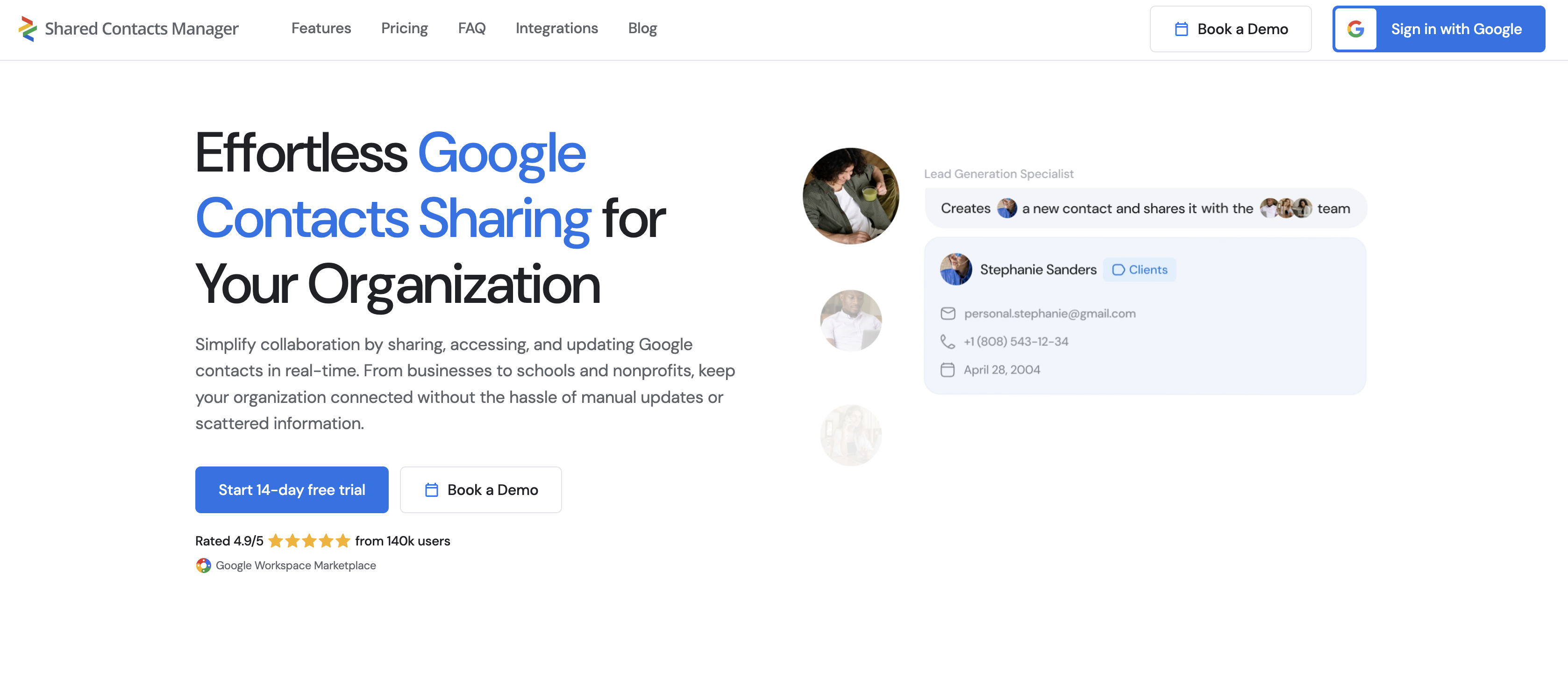 Beranda Shared Contacts Manager