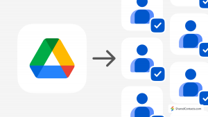 Sådan deler du Google Drev