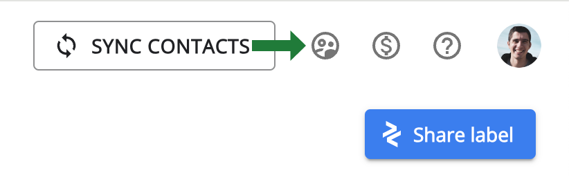 Hantera användarnas placering i Shared Contacts Manager